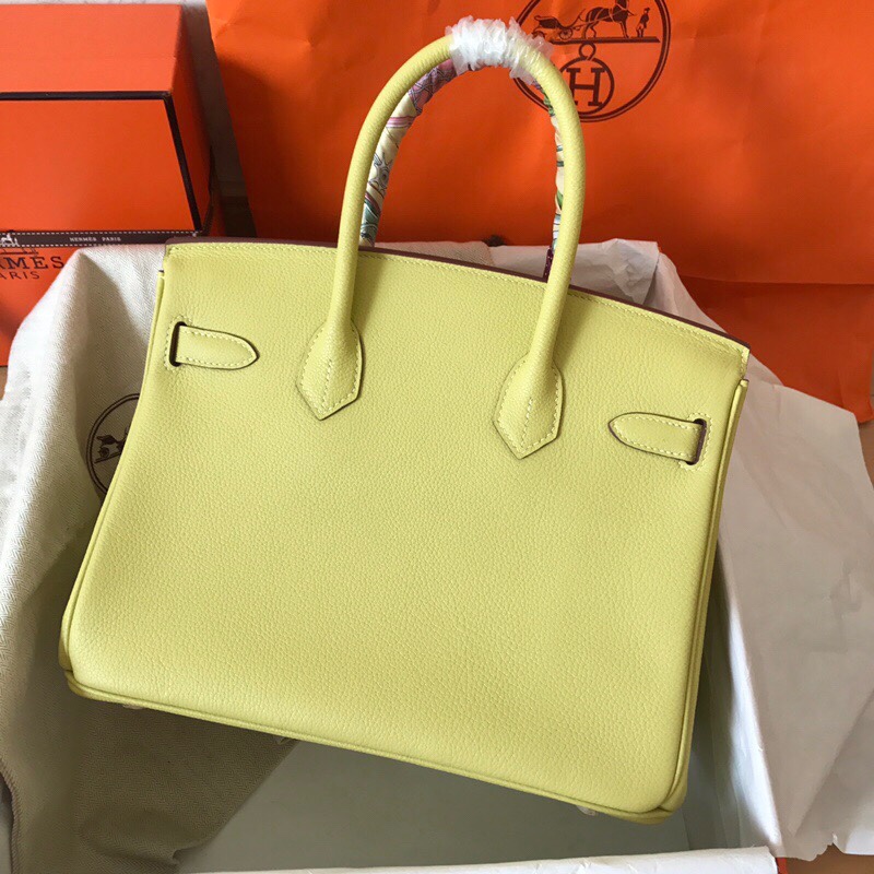 Hermes Birkin 35CM Togo Leather Handbag Jaune Poussin